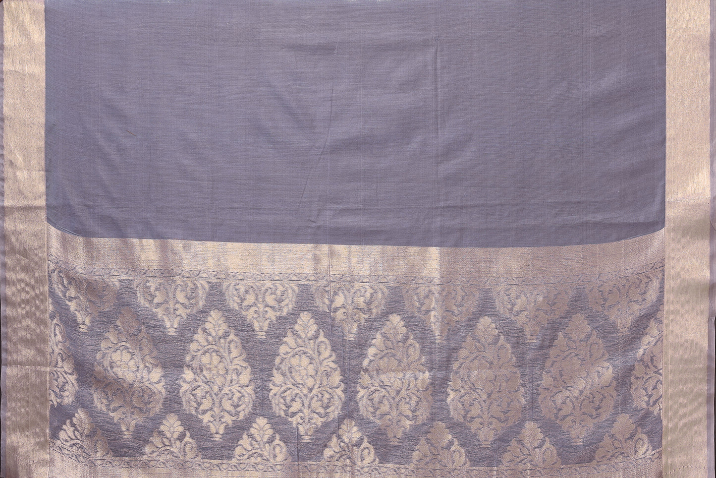 Cotton Jacquard Saree Zari Border with Blouse Piece